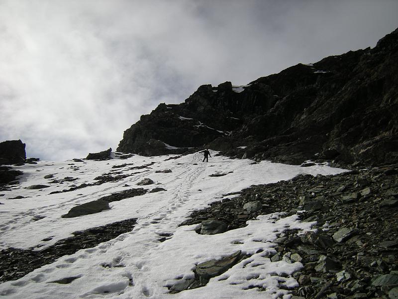 20081025_mazzaspitz 040.jpg - Ganz ohne Schnee ging es nicht